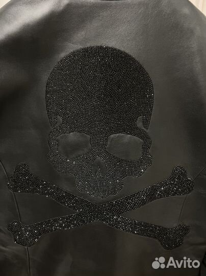 Кожаная куртка Philipp plein оригинал