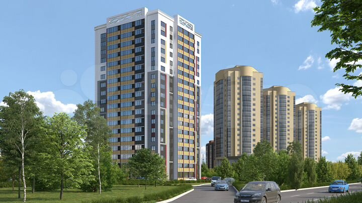 2-к. квартира, 62,6 м², 14/18 эт.