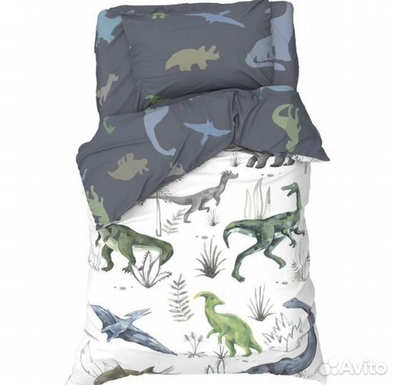 Детское постельное белье «Динозавры» новое