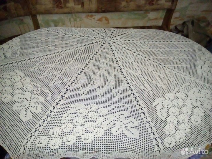 Скатерть ручная работа крючком