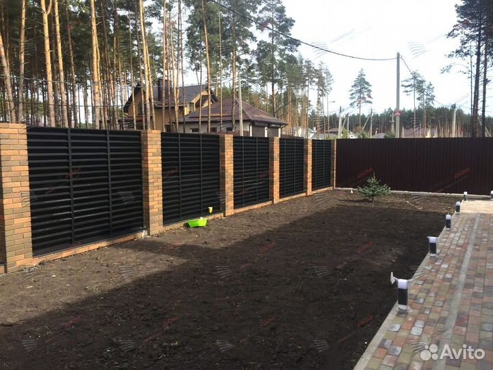 Забор жалюзи еврозабор