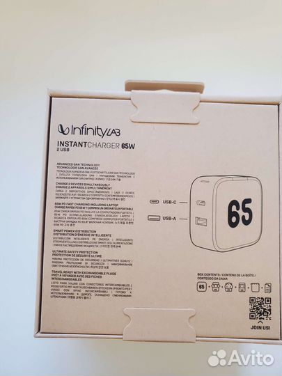 Зарядное устройство InfinityLab InstantCharger 65W
