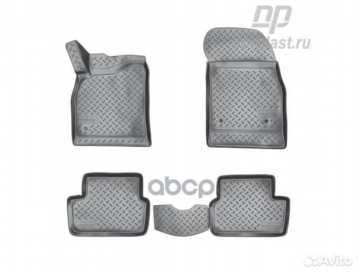 Коврики в салон 3D полиуретан norplast chevrole