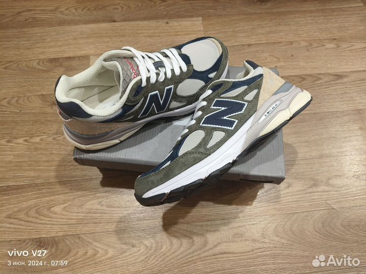 Кроссовки мужские новые New balance 990 v 3 lux