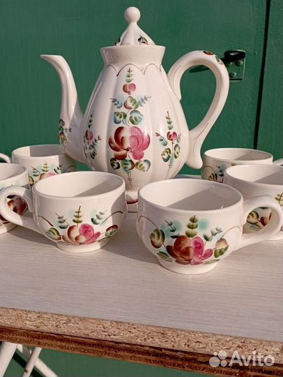 Кофейный сервиз керамика СССР