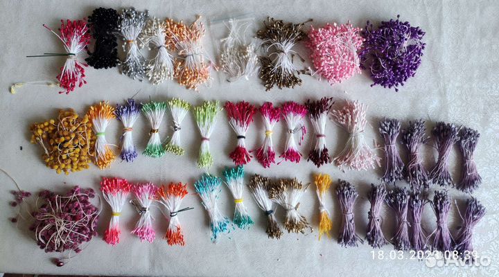 Тычинки, листья