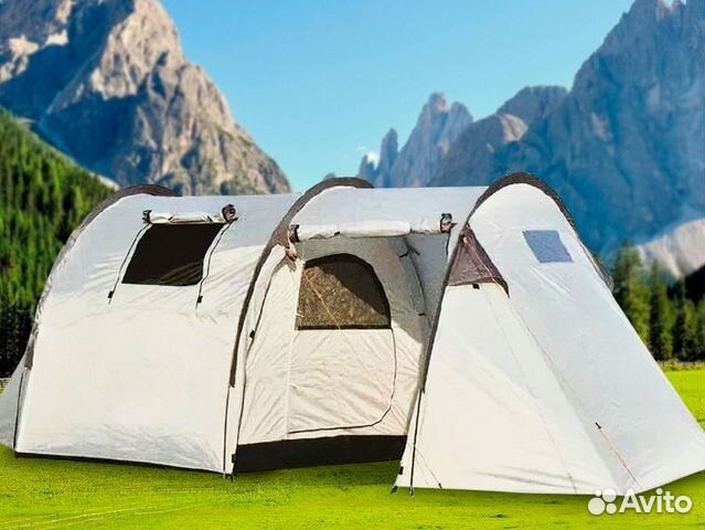 Палатка туристическая 4 местная с тамбуром