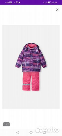 Зимний комбинезон lassie 104 новый
