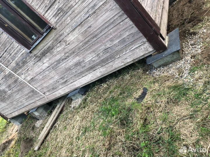 Поднять дом, баню