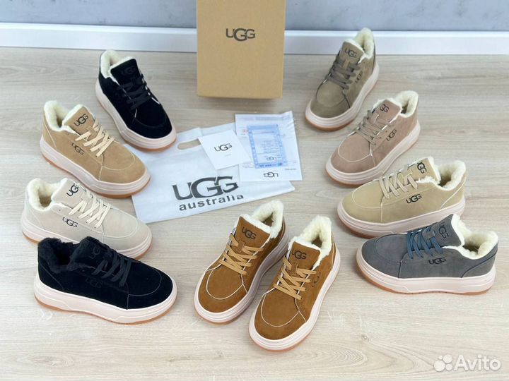 Кроссовки ugg натуральная овчина разные цвета