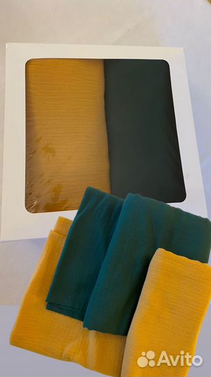 Пеленка текстильная 100 х 120 см, Муслин, 2 шт