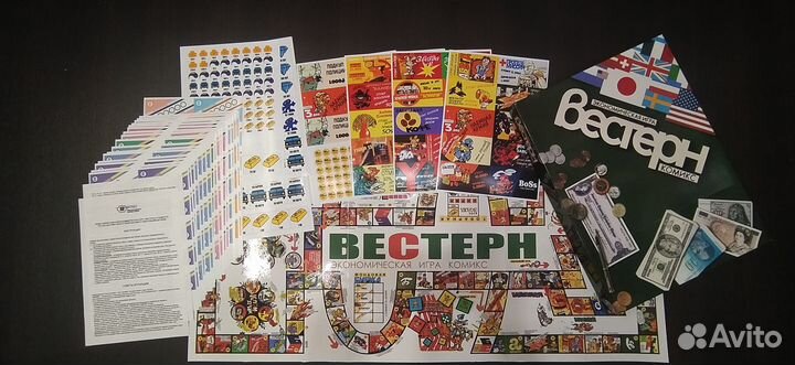 Вестерн настольная экономическая игра 90 ых