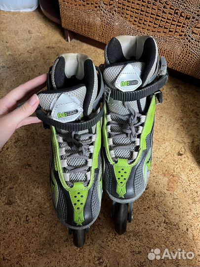 Ролики и комплект защиты, шлем