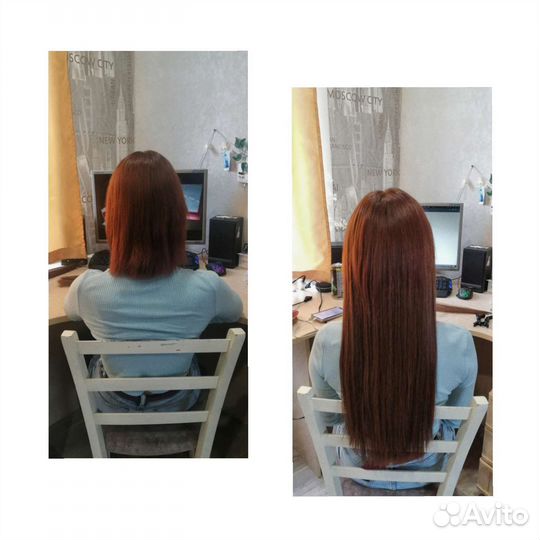 Наращивание волос стандарт, микро, нано