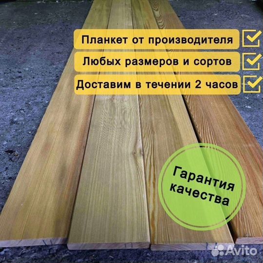 Планкен прямой лиственница