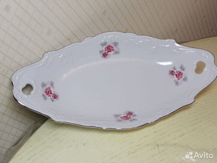 Блюдо столовое 4 варианта Дулево, Ceramiche Viva