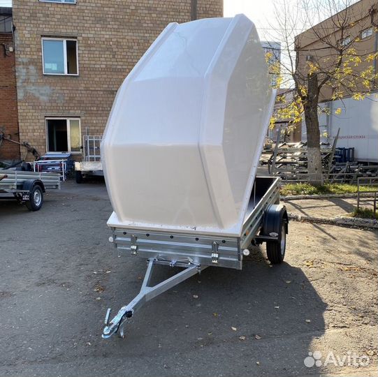 Прицеп с крышкой в комплекте от мзса Оцинкован