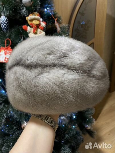 Шапка норковая женская