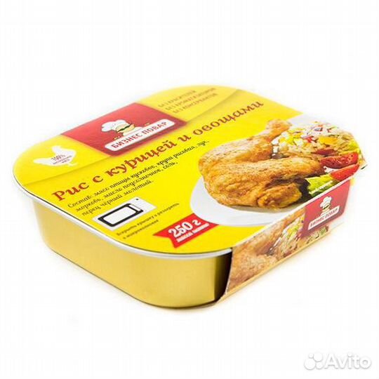 Консервы: рис с курицей и овощами, 250 г