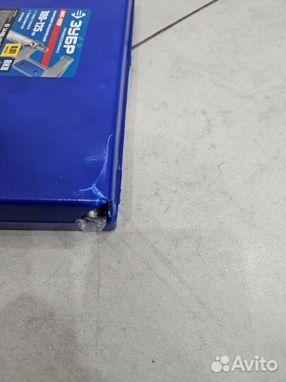 Гладкий механический микрометр Зубр мк 125, 100