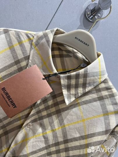 Рубашка в клетку burberry