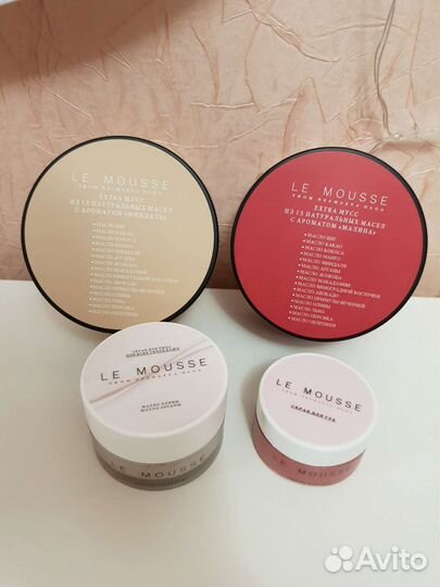 Le mousse мусс, скраб для лица / для губ