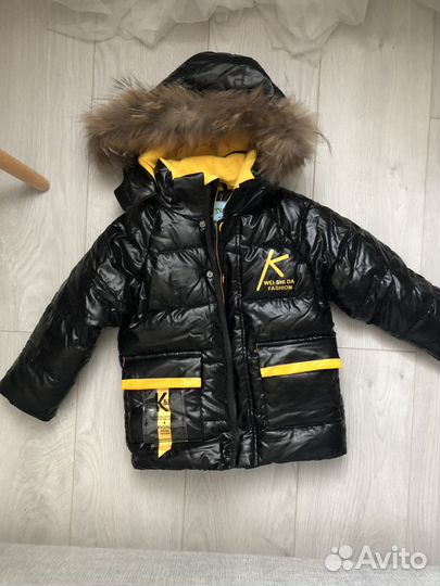 Куртка зимняя новая для мальчика 98