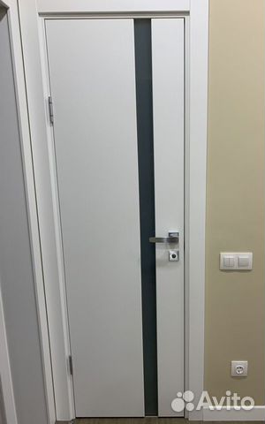 Дверь межкомнатная,цвет белый, бу