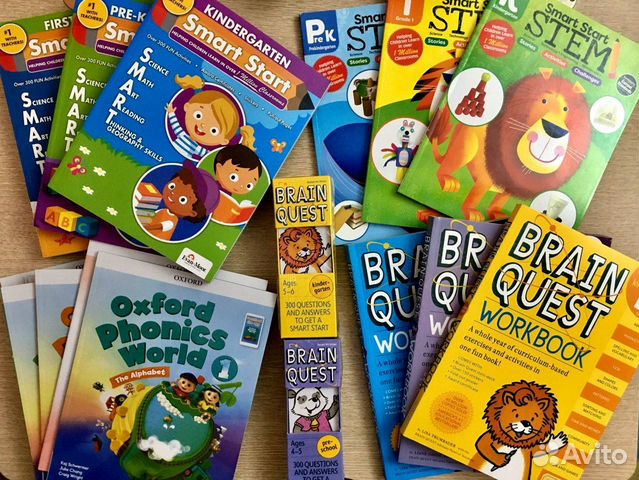 Развивающие тетради на англ яз /Brain Quest и др
