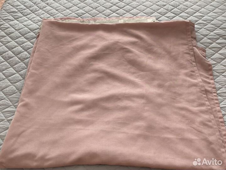 Шторы IKEA бу розовые, серо-зеленые