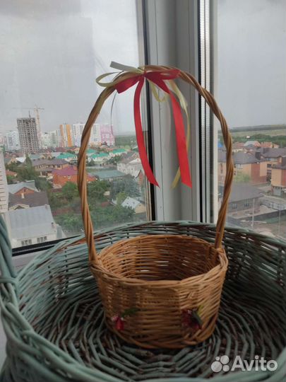 Корзина плетеная 2 шт