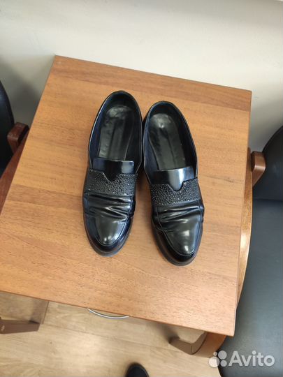 Лоферы женские натуральная кожа 39
