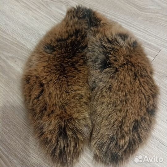 Меховой воротник песец,горжетка