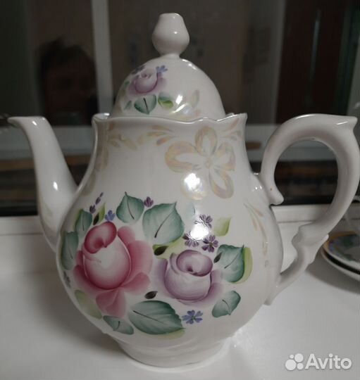 Чайник фарфоровый заварочный,на 2 л.СССР
