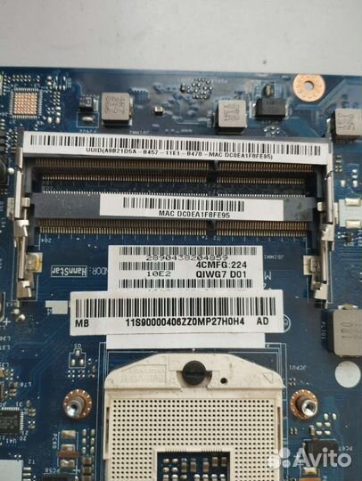 Материнская плата не рабочая lenovo g780