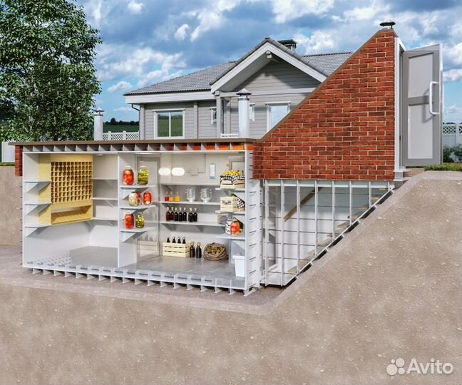 Пластиковый погреб Амбар