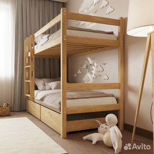 Двухъярусная кровать в детскую