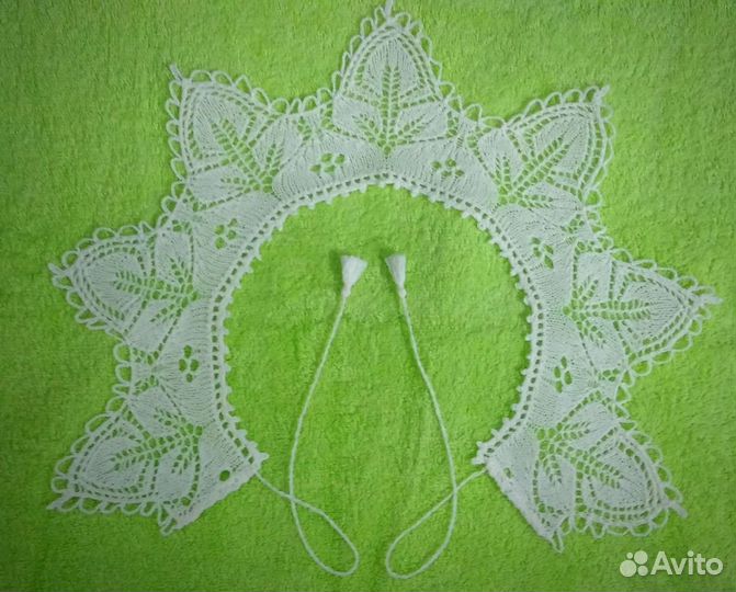 Воротник вязаный