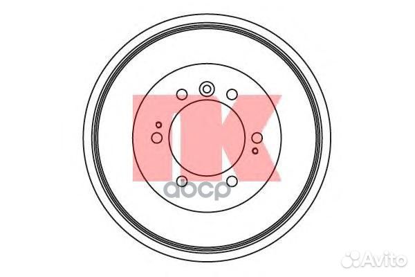 254525 Барабан тормозной toyota land cruiser 70