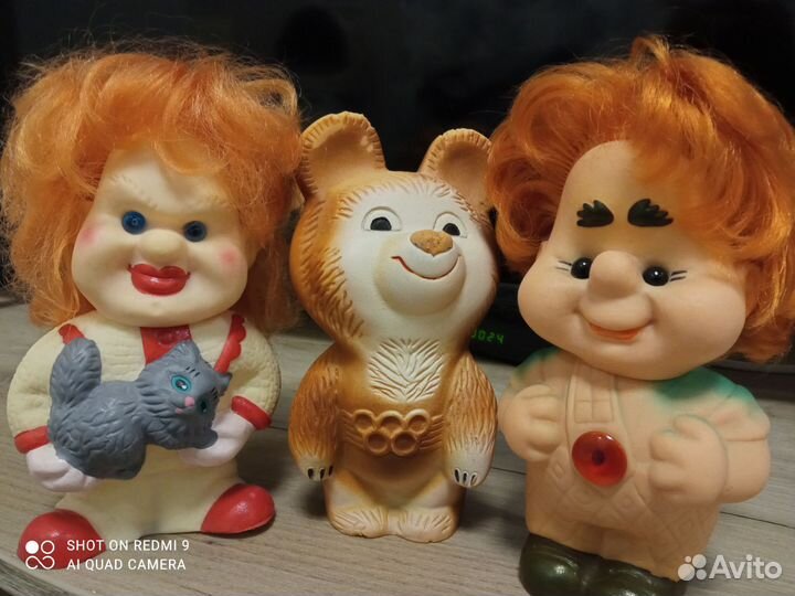 Резиновые игрушки СССР