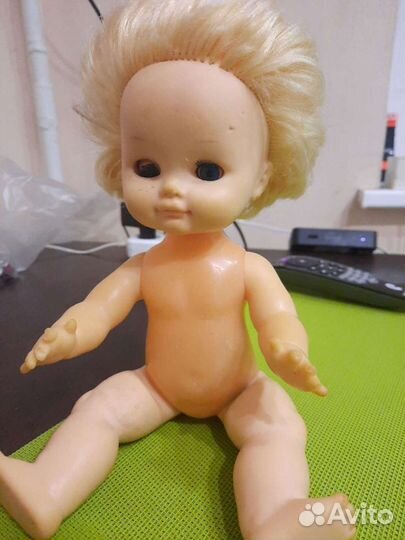 Советские игрушки, доска школьная, кукла, заяц