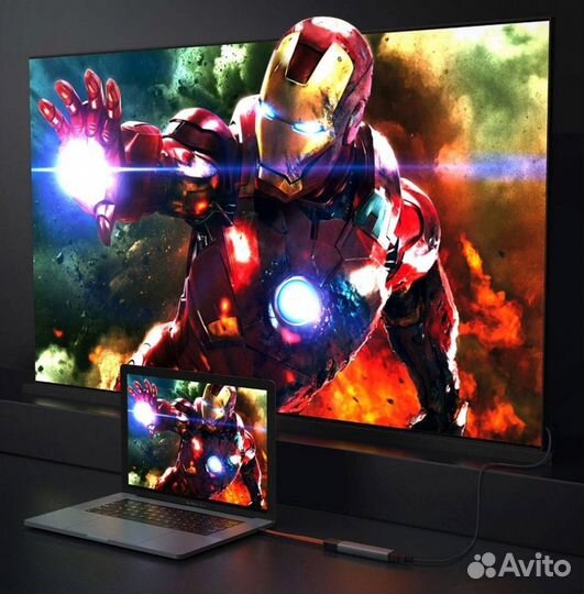 Адаптер miiiw Type-C HUB Adapter 5 in 1 (3х USB 3