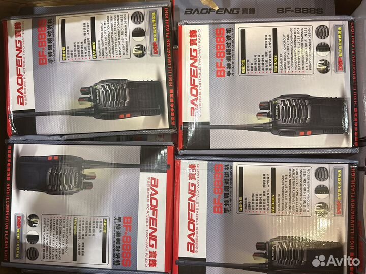 Рации Baofeng 888 s с гарнитурами