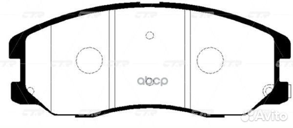 Ckkd-17 Колодки тормозные дисковые перед