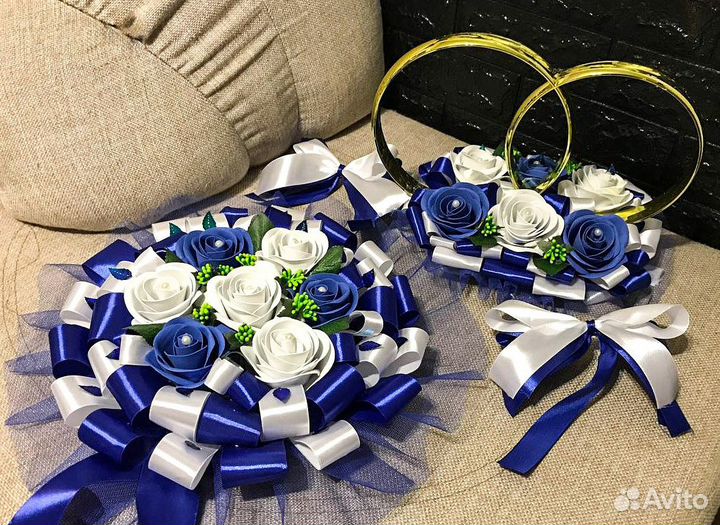 Свадебные украшения на автомобили