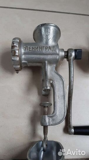 Мясорубка чугунная СССР