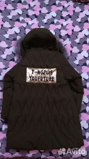 Пуховик для девочки 9-12 лет