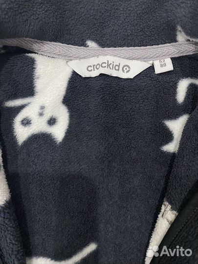 Толстовка флисовая crockid 80