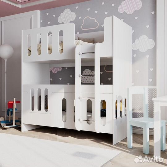 Кровать двухярусная детская новая