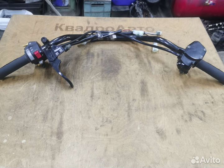 Руль в сборе с блоками Stels Leopard